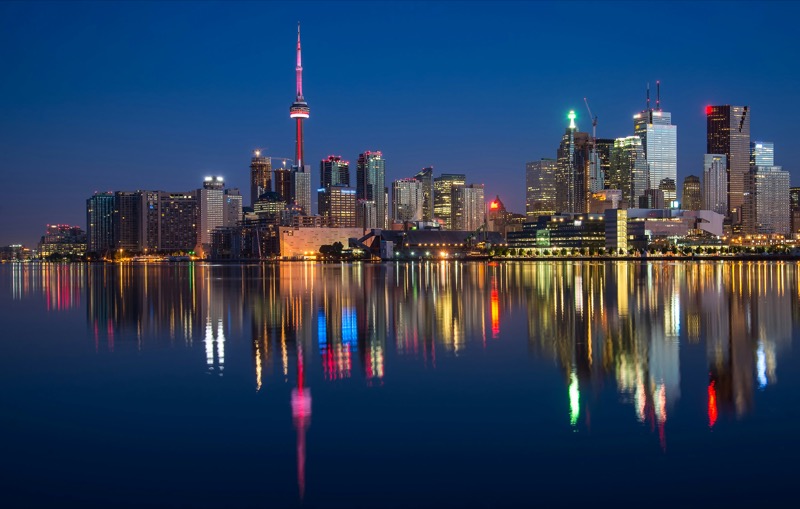 Toronto downtown skyline at night — Snag City